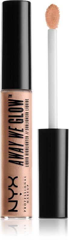 NYX Professional Makeup Away We Glow tekutý rozjasňovač
