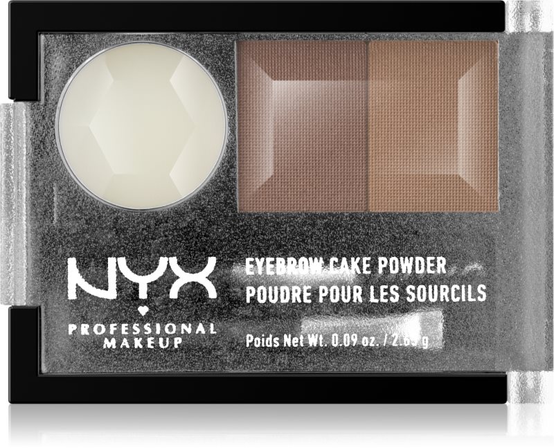 NYX Professional Makeup Eyebrow Cake Powder set za oblikovanje obrvi