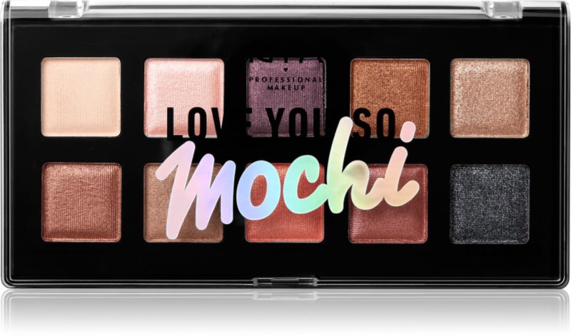 NYX Professional Makeup Love You So Mochi paleta de sombras