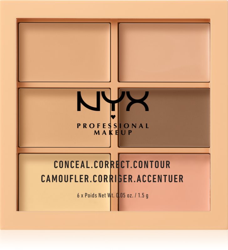 NYX Professional Makeup Conceal. Correct. Contour palette contouring et correctrice