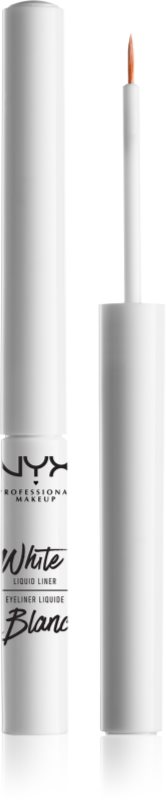 NYX Professional Makeup Liquid Liner biele tekuté linky na oči