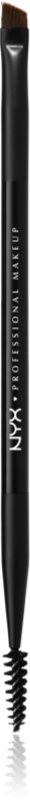 NYX Professional Makeup Pro Dual pincel para corrigir as sobrancelhas