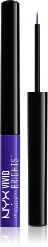 NYX Professional Makeup Vivid Brights farebné tekuté linky na oči