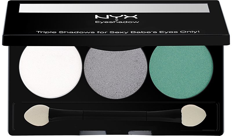 NYX Professional Makeup Triple paleta senčil za oči