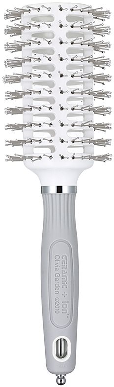Olivia Garden Ceramic + Ion Turbo Vent Pro escova redonda para cabelo