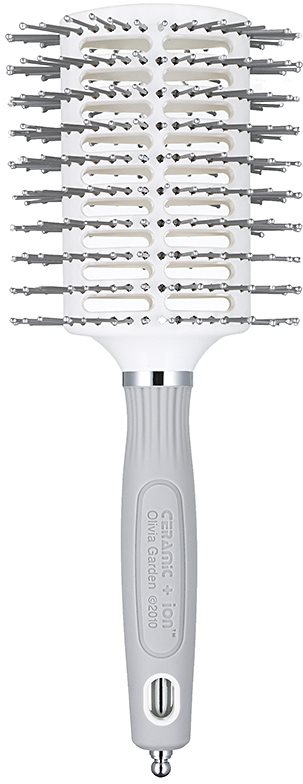 Olivia Garden Ceramic + Ion Turbo Vent Pro escova oval de cabelo