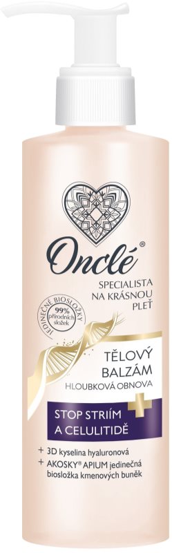 Onclé Woman spevňujúci telový balzam proti celulitíde a striám