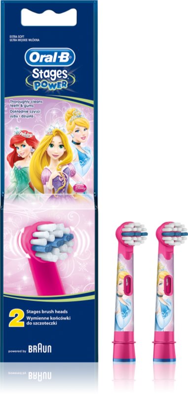 Oral B Stages Power EB10 Princess recambio para cepillo de dientes extra suave