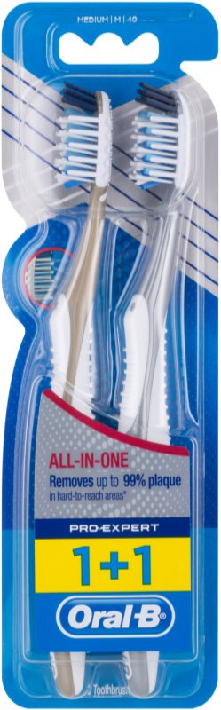 Oral B Pro-Expert CrossAction All In One Zahnbürste Medium 2 pc
