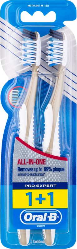 Oral B Pro-Expert CrossAction All In One Zahnbürste Medium 2 pc