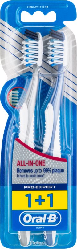 Oral B Pro-Expert CrossAction All In One brosses à dents medium 2 pcs