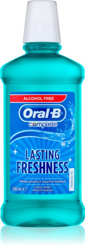 Oral B Complete elixir bucal contra a placa bacteriana e para ter uma gengivas saudáveis