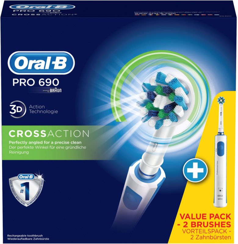 Oral B PRO 690 CrossAction D16.524H elektrický zubní kartáček
