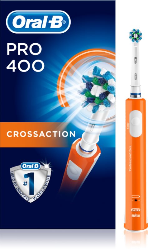 Oral B Pro 400 D16.513 CrossAction Orange elektrický zubní kartáček