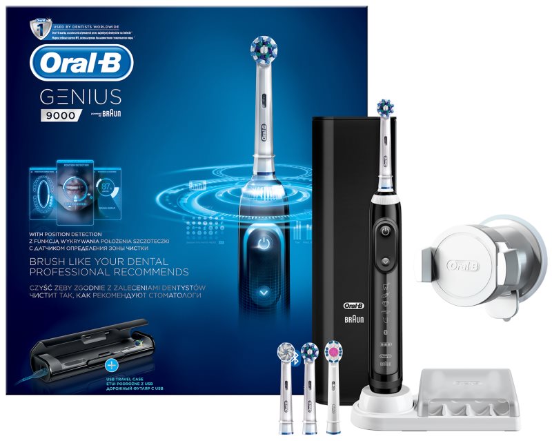 Oral B Genius 9000 Black D701.545.6XC elektrische Zahnbürste