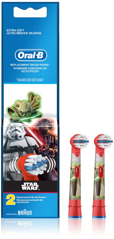 Oral B Stages Power EB10 Star Wars csere fejek a fogkeféhez extra soft