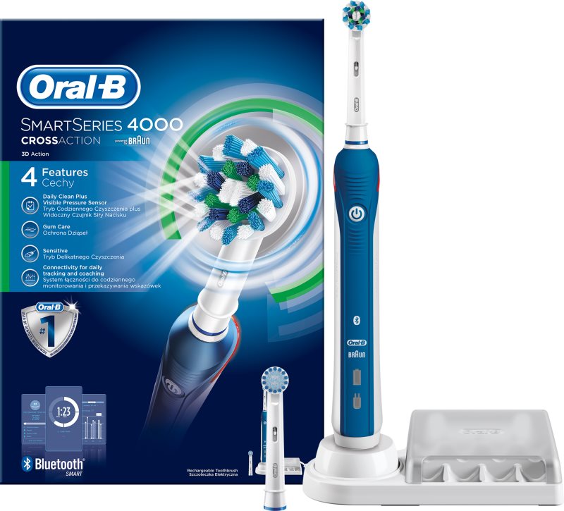 Oral B SmartSeries 4000 D21.525.3M CrossAction elektrický zubní kartáček