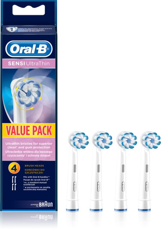 Oral B Sensitive UltraThin EB 60, Replacement Heads For Toothbrush ...