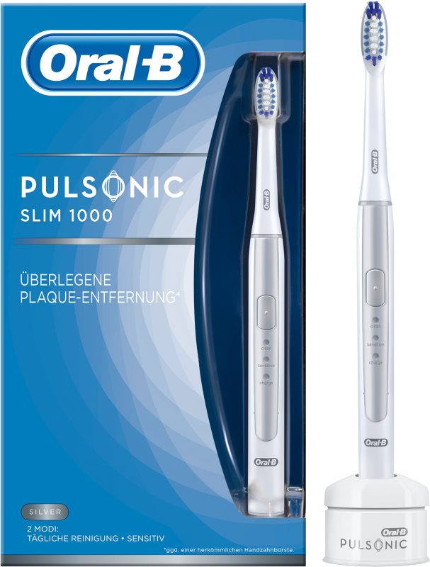 Oral B Pulsonic Slim One 1000 Silver sonična zobna ščetka