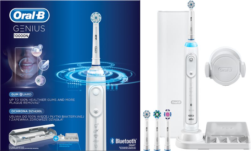 Oral B Genius 10000N White elektrická zubná kefka