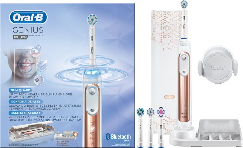 Oral B Genius 10000N Rosegold elektrický zubní kartáček