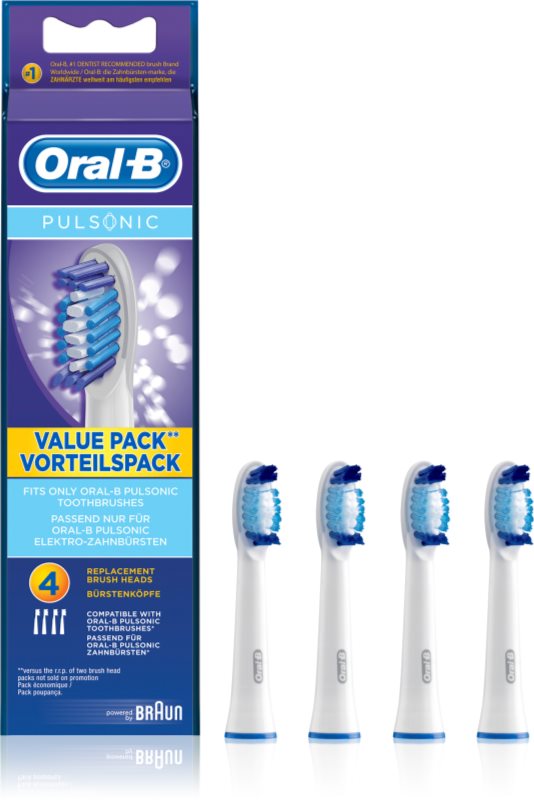 Oral B Pulsonic SR 32-4 Replacement Heads For Toothbrush