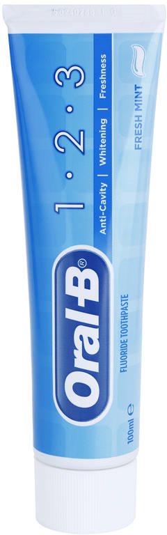 Oral B 1-2-3 fogkrém fluoriddal