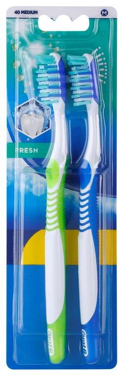 Oral B 3D White Fresh brosses à dents medium 2 pcs