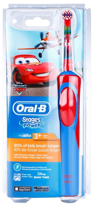 Oral B Stages Power Cars D12.513.1 elektryczna szczoteczka do zębów dla dzieci
