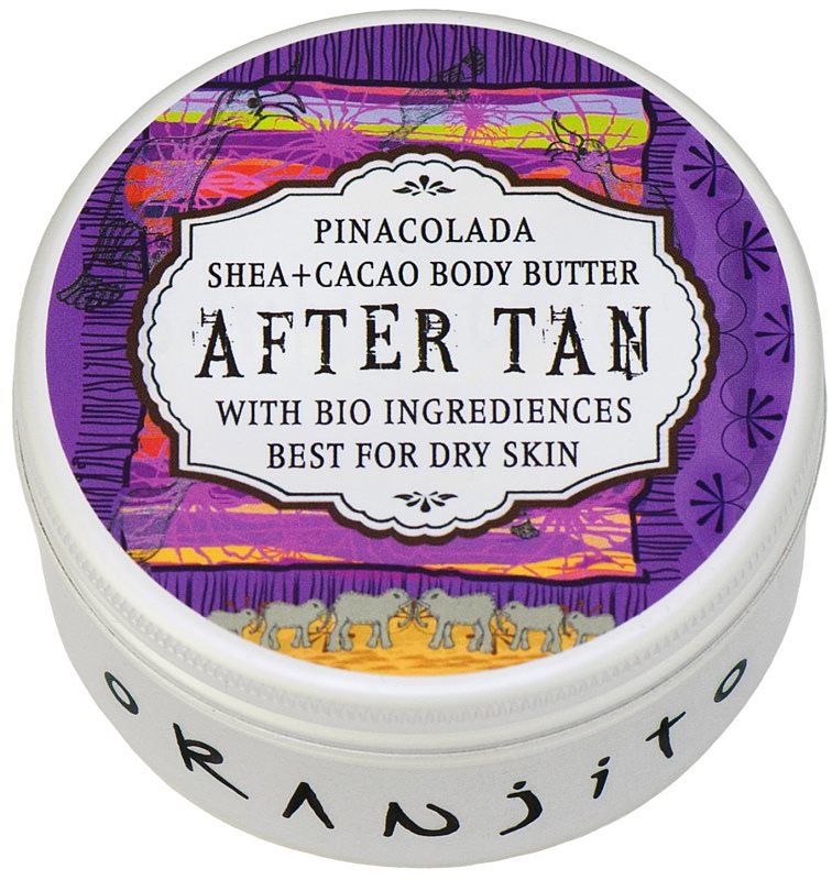 Oranjito After Tan Bio Pinacolada beurre corporel après-soleil
