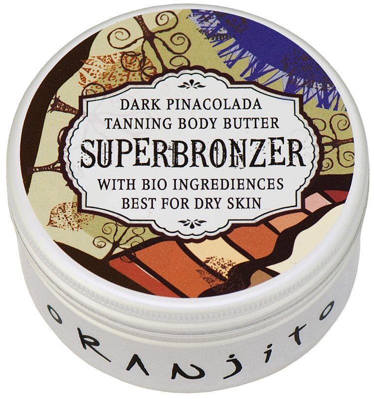 Oranjito Bio Dark Pinacolada beurre bronzant pour solarium