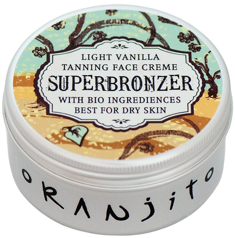 Oranjito Bio Light Vanilla Crema de bronzare la solar pentru fata si decolteu