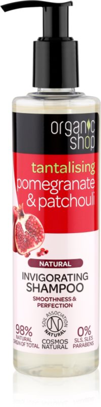 Organic Shop Natural Pomegranate & Patchouli osvežujoči šampon z vlažilnim učinkom
