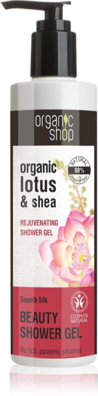 Organic Shop Organic Lotus & Shea mehčalni gel za prhanje