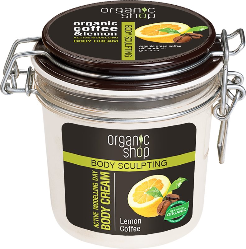 Organic Shop Body Sculpting Lemon Coffee nežna krema za telo z učinkom preoblikovanja
