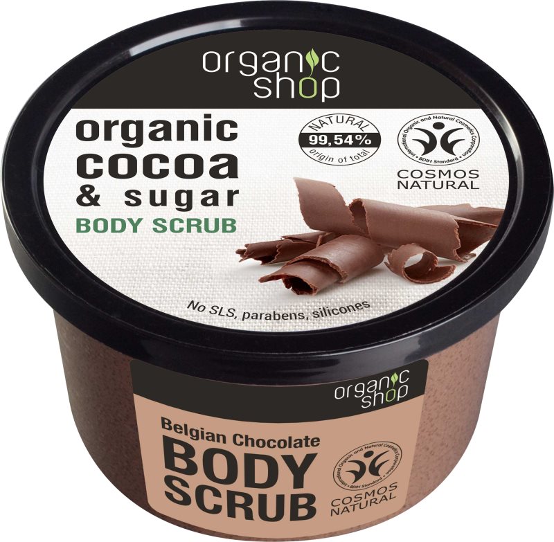 Organic Shop Body Scrub Cocoa & Sugar telový peeling