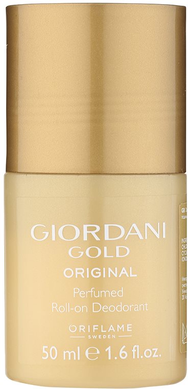Oriflame Giordani Gold Original desodorante roll-on para mujer 50 ml