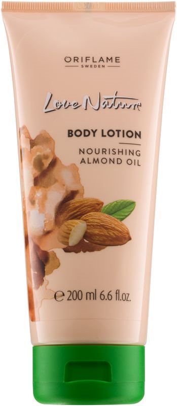 Oriflame Love Nature leche corporal con aceite de almendras