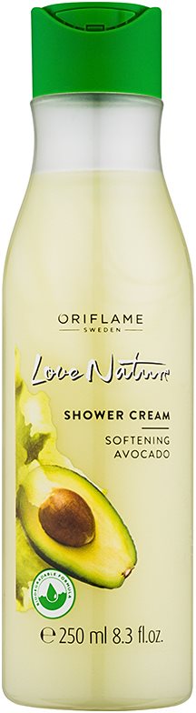 Oriflame Love Nature crema de ducha con aguacate