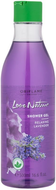 Oriflame Love Nature gel de duche com aroma de lavanda