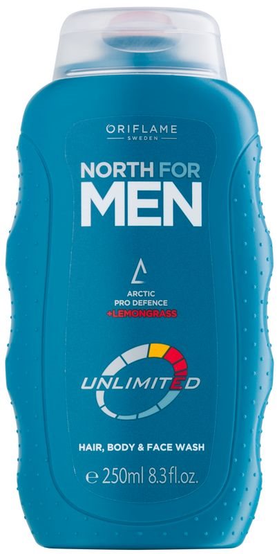 Oriflame North For Men żel pod prysznic do twarzy, ciała i włosów