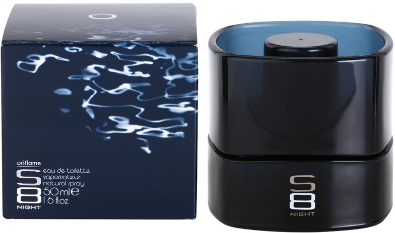 Oriflame S8 Night Eau de Toilette voor Mannen 50 ml