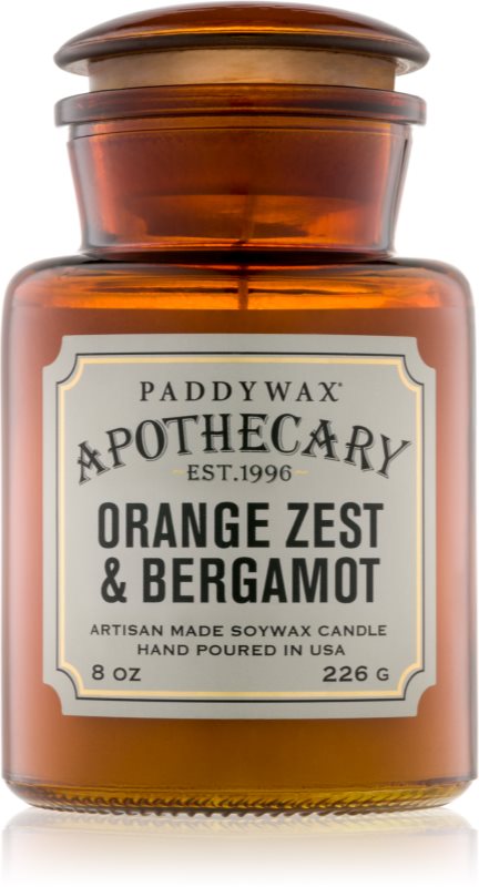 Paddywax Apothecary Orange Zest & Bergamot mirisna svijeća 226 g