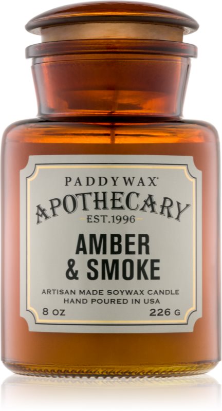 Paddywax Apothecary Amber & Smoke Αρωματικό κερί 226 γρ