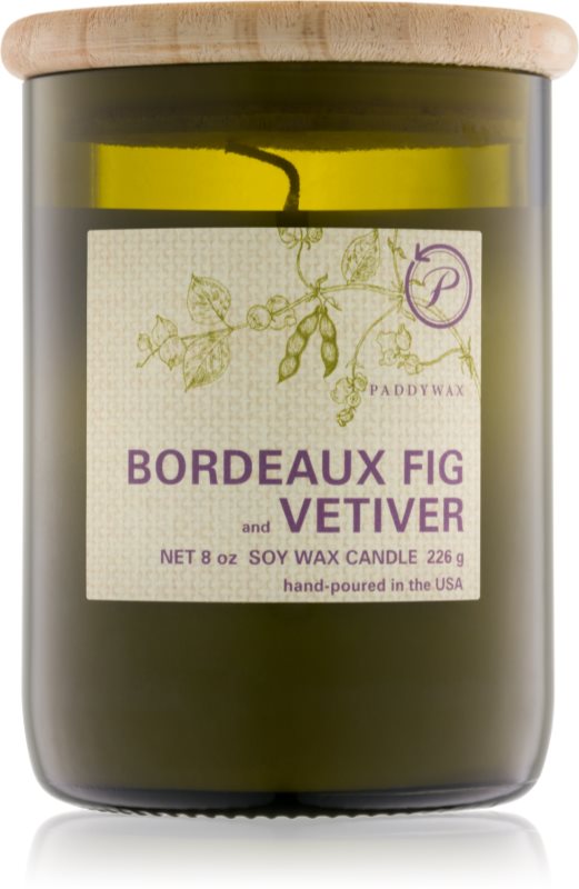 Paddywax Eco Green Bordeaux Fig & Vetiver vonná svíčka 226 g