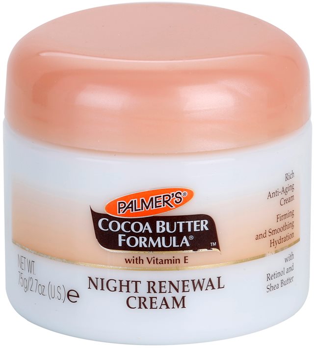 Palmer's Face & Lip Cocoa Butter Formula obnovující noční krém proti stárnutí pleti
