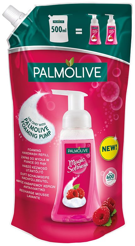 Palmolive Magic Softness Raspberry schiuma detergente mani ricarica