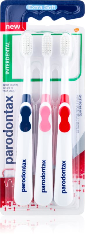 Parodontax Interdental Toothbrushes, 3 pcs Extra Soft