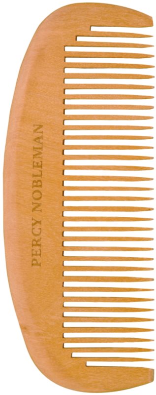 Percy Nobleman Beard Care dřevěný hřeben na vousy