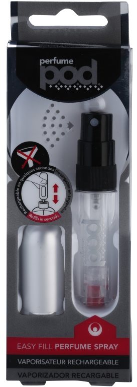 Perfumepod Pure Refillable Atomiser unisex 5 ml (Silver)